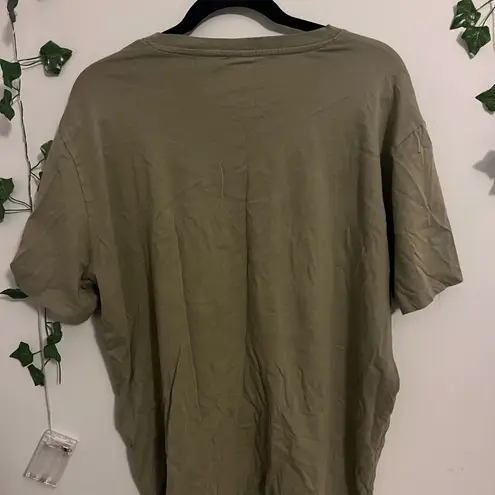 Amsterdam Bicycle Olive Green Graphic Tee Size XXL