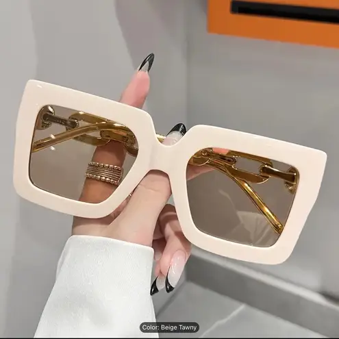 Luxury square sunglasses for women casual candy color anti