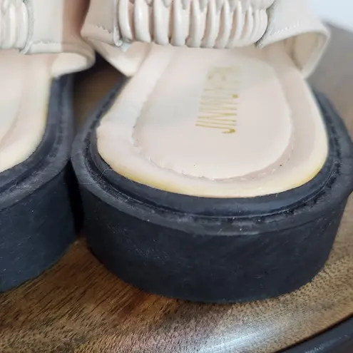 Cream Slingback Flats Size 8 Cream Slip