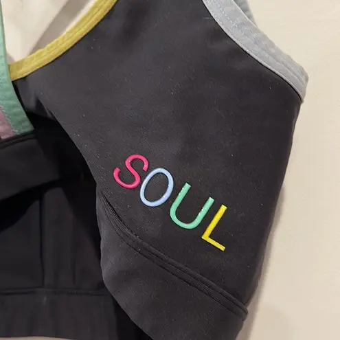 Soul cycle pride turn it up sports bra. Size medium