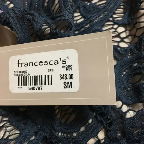 Francesca's Lace V Neckline Formal Dress