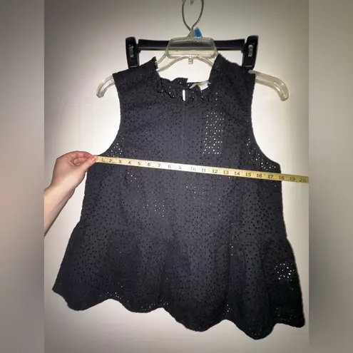 Boden Favorite Knitted Tank Top Black Sleeveless Size US 10 business casual