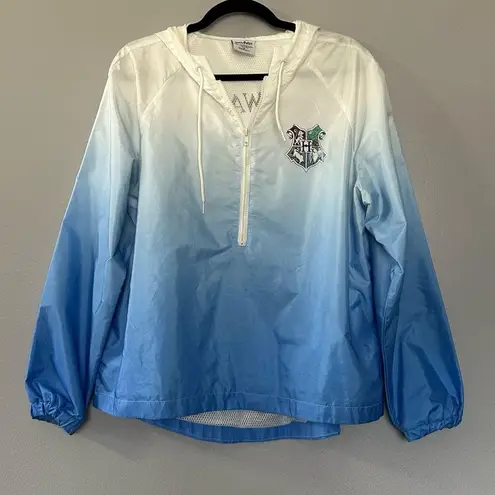 Harry Potter Hogwarts Windbreaker Pullover 1/4 Zip Sz M
