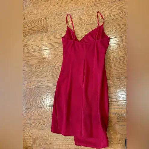 Red Sexy Cocktail Dress – Holiday Party & Valentine’s Date Night Dress Size XS