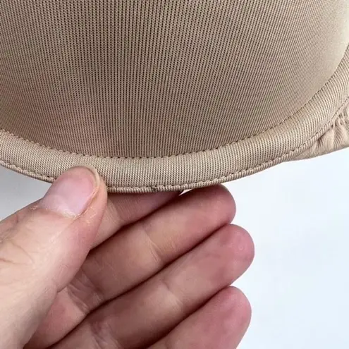 Cacique Women's Padded Lightly Lined Full Coverage T-Shirt Bra Beige Size 40DD