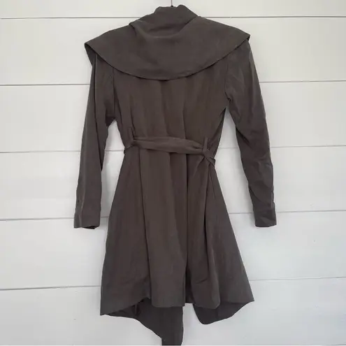 Club Monaco Olive Belted Trench Coat