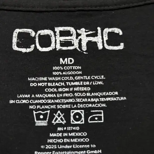 Children of Bodom black and green band T-shirt in size Medium