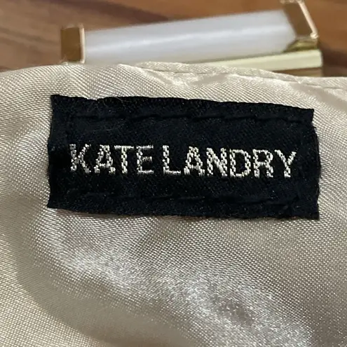 Kate Landry Champagne Gold Glitter Evening Bag Clutch 5x11