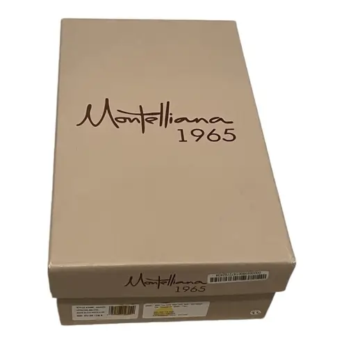 NIB Montelliana 1965 Sandy High Top Sneaker Boots Cow Spot Calf Fur Size 8