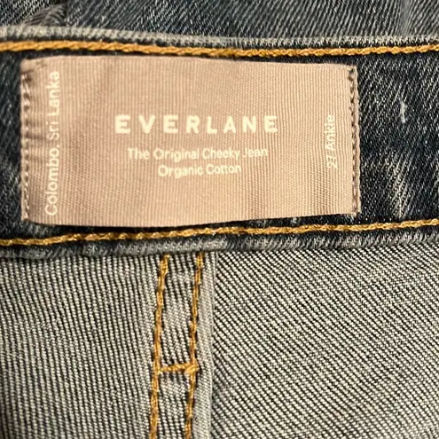 Everlane  The Original Cheeky Jean Stone washed Sky Size 27 Ankle NWT