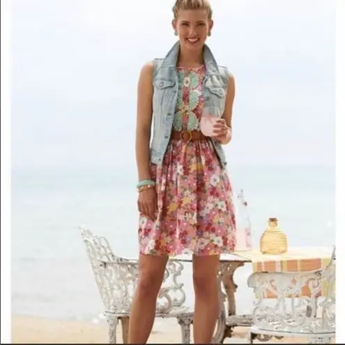 Matilda Jane Floral Leah Dress It’s a Wonderful Parade Women’s Size Small