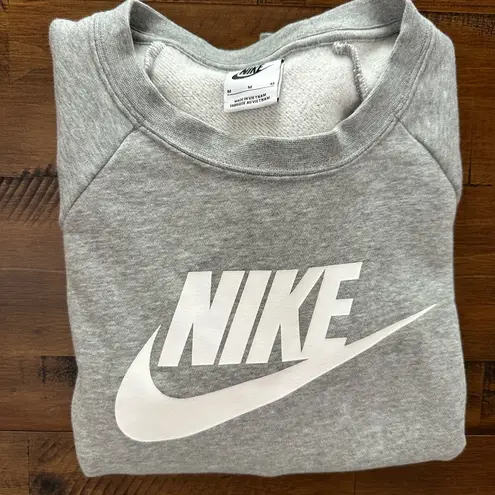 Nike  Gray Sweatshirt Womens Pullover Size Medium EUC