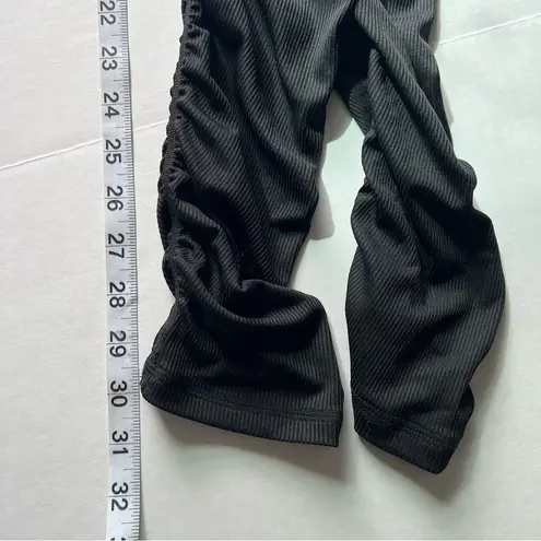 White Birch NWOT Mixed Media yoga leggings in black size small