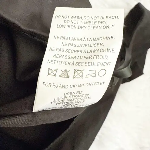 Hutch x ANTHROPOLOGIE | One-Shoulder Romper Black Ruched Shorts Dressy | Size 4