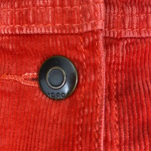 Gap 1969 Red Lily Flap Corduroy Jacket