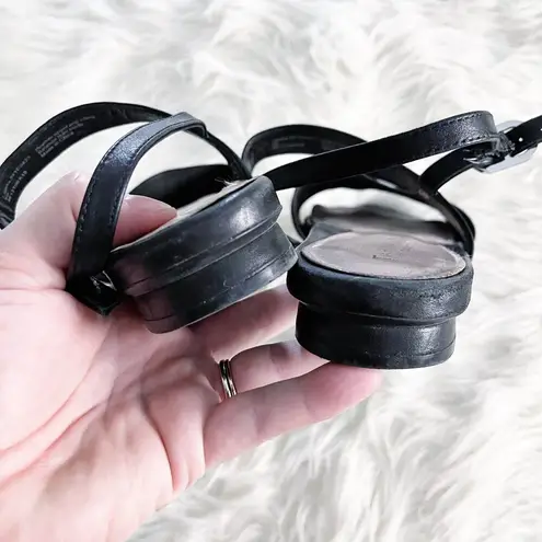 Taryn Rose Collection Liliana Black Leather Sandal