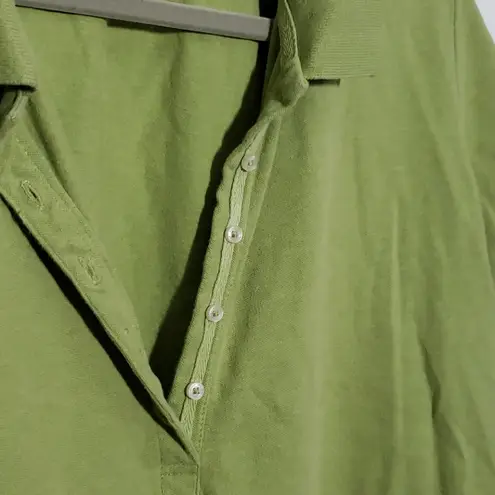 Eddie Bauer 🌟3 for $21🌟  Lime Green Short Sleeve Polo Shirt - Image 3