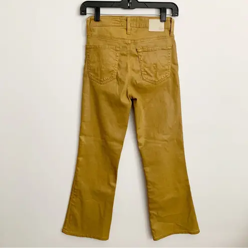 AG Adriano Goldschmied EUC Adriano Goldschmied The Quinne Crop High Rise Kick Flare Jeans Size 25