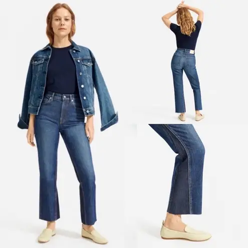 Everlane  Cheeky Bootcut Jean 28 Regular Two Tone Denim Asymmetrical Hem