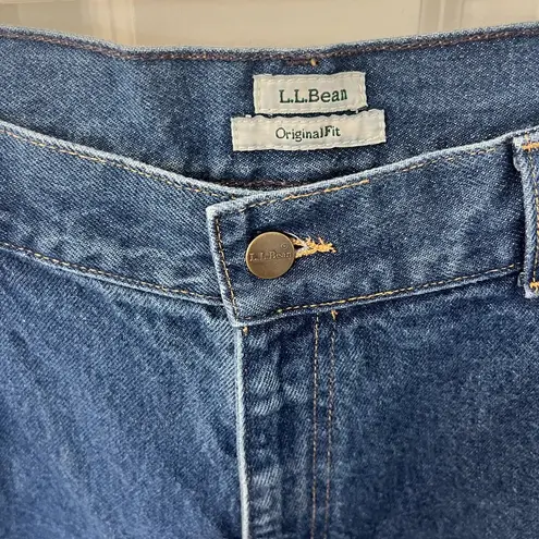 L.L.Bean  jeans original fit size 18 petite straight leg