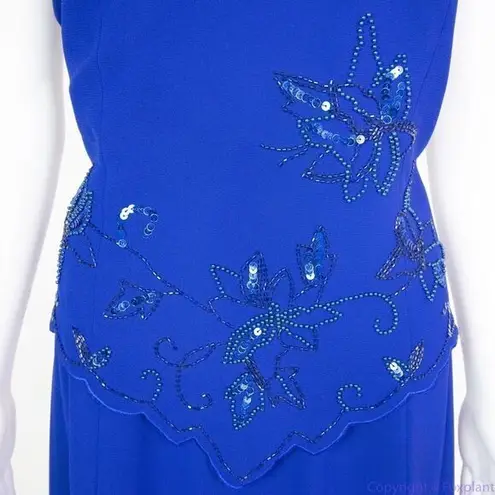 R&M Richards vintage royal blue faux two