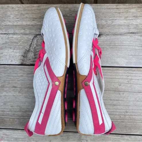 New Pony Women's Giddy White and Pink Athletic Shoes Size 7
