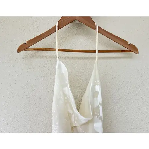 Rat & Boa Primrose Dress Cowl Cross Back XS Long Maxi Bride Formal Wedding Guest White