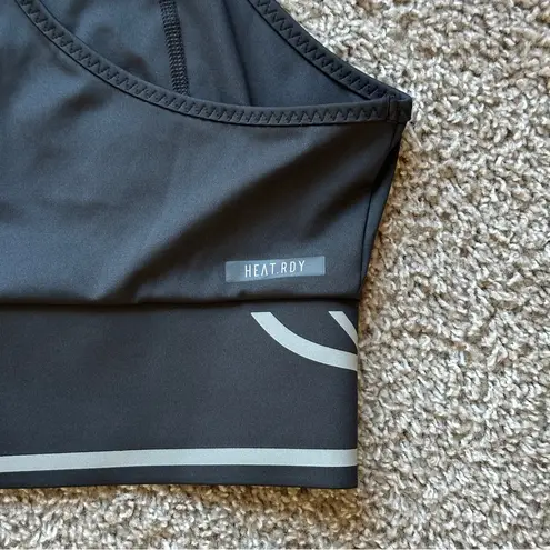 ADIDAS TRUEPACE HEAT RDY RUNNING HIGH NECK ZIP CROP TOP WOMENS SIZE XL BLACK NEW