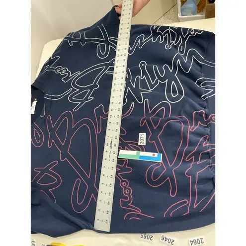 Womans Paulies Navy Pullover Sweatshirt Brooklyn Plus Size 3x Blue