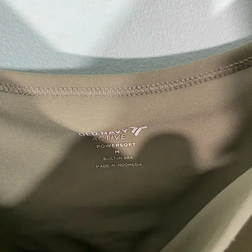 Old Navy  Women Green Cut Out Sides Powersoft Workout Romper Size M - Image 3