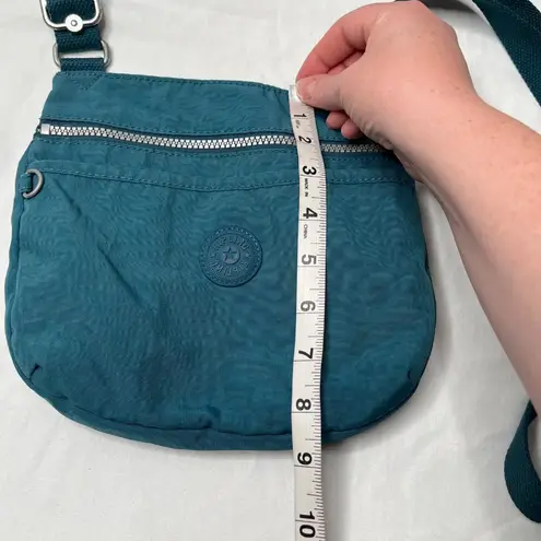 Kipling Teal Emmylou Crossbody Nylon Bag Purse