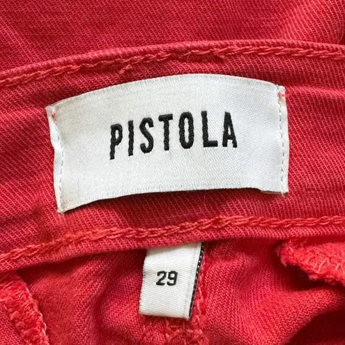 Pistola Erin High Rise Utility Crop Pant Straight Leg Patch Pocket NWT Sz 33