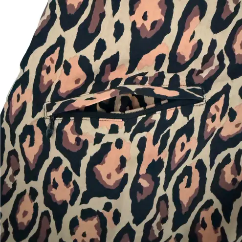 IBKUL Gemma Print Ruched Elbow Length Sleeve Dress