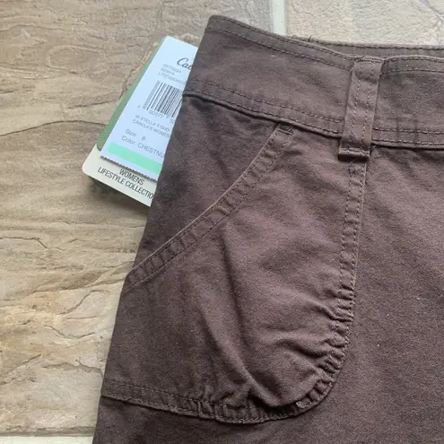 Cabela's Cabela’s Stella Chestnut Shorts Sz 8 NWT