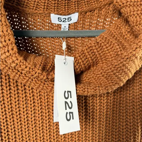 525 America NWT 525 Cate Sleeveless Turtleneck Sleeveless Sweater in Toasted Almond Medium