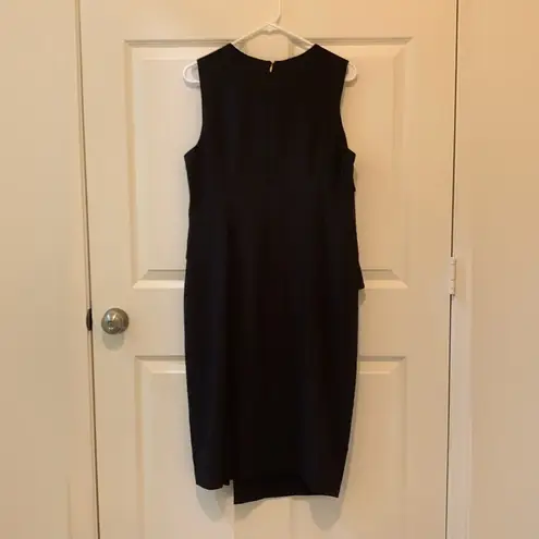 Thalia Sodi Elegant Black Ruffled Sleeveless Dress. Size-14