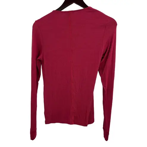LA Made Ysabel Angled Top Dark Pink Medium