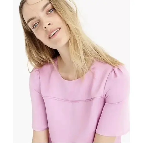 J.Crew 365 Womens Hammered Satin Top Blouse Orchid Pink Sz 8 Work Office Classic