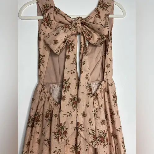 House of Harlow  1960 NWT Mauve Pink Floral Halter Mini Dress Small