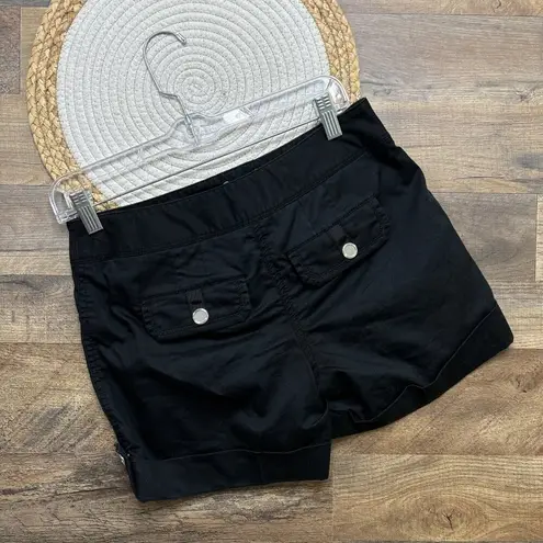 White House | Black Market  Cuffed Black Shorts Womens Size 0