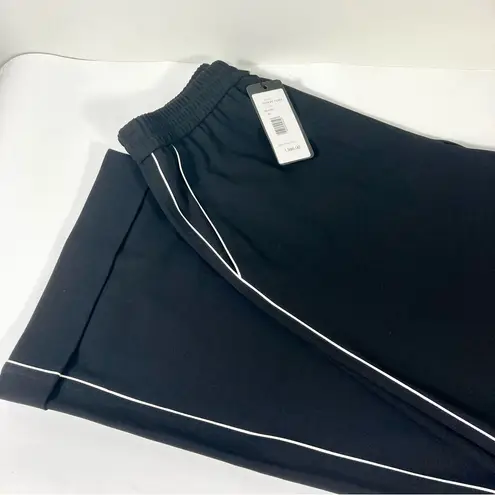 Dolce & Gabbana Kim Kardashian Straight Wool Pants Black Size EU40 Piping Runway