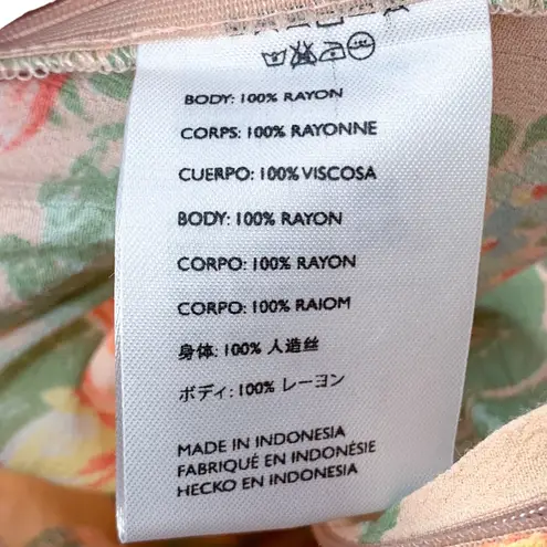 Faithfull the Brand Paula Nadya Floral Puff Sleeve Belted Wide Leg Jumpsuit