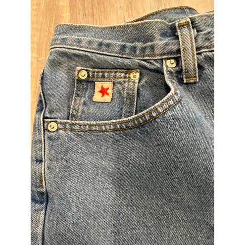 Rockies Denim Jeans Womens 19L Blue High Waist Relaxed Fit Star 36x33 1/2 VTG Size undefined