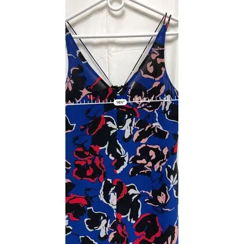 BLA) PINCH Dress women's Size M L spaghetti straps Short blue Splash Summer Size M