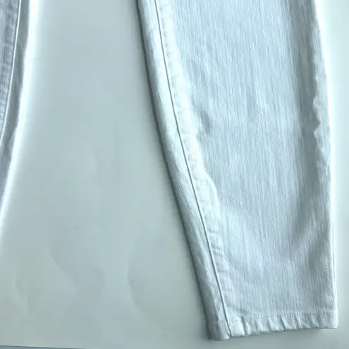 Liverpool Women's Gia Glider Ankle Skinny Pull On Jeans White Size 10