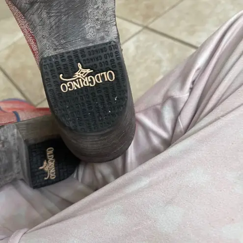 Old Gringo Ladies MARIPOSA LOCA Western Boots ONLY TRIED ON INSIDE! Euc Pink Size 7.5