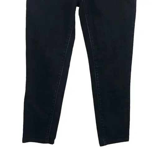 Saint Laurent YSL Skinny Cropped Jeans Black Women’s Size 29 D05 Faded Hemmed