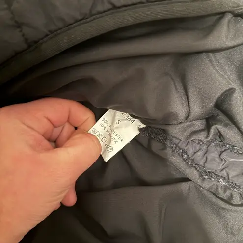 Quilted Hoodie Winter Jacket Ski Coat Parka Trench Bomber Mock Neck Oversized Top Black