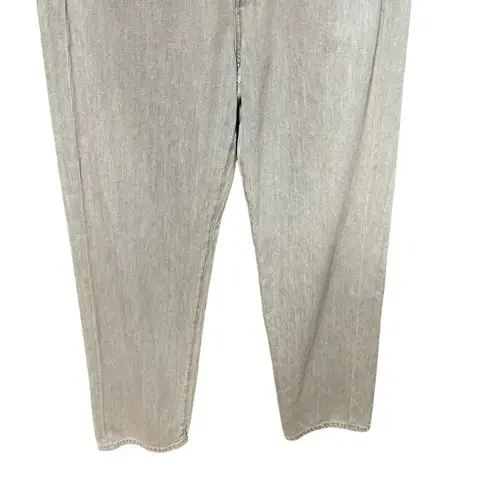 Veronica Beard Blake High Waist Straight Leg Jeans Winter Grey Size 30