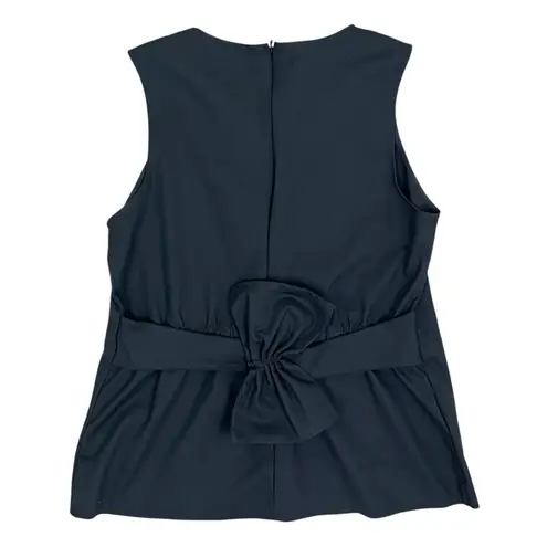 Tyler Boe Black Sleeveless Blouse Top with Bow Back Detail Size Medium